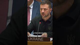 Ukraine's Zelenskiy Tells UN Russia Must Be 'Forced Into Peace'