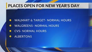 What's open on New Year's Day?