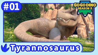 【GOGODINO S5】E01 Tyrannosaurus and the Egg Rescue | Dinosaur Cartoon | Kids | Toys | Robot | Animal