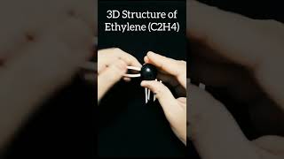 3D Structure of Ethylene (C2H4) #shorts #3d  #3Dchemist