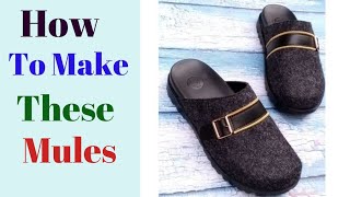How To Make Fancy Mule Shoes