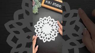 Amazing Paper Snowflake! Christmas Decorations 2024