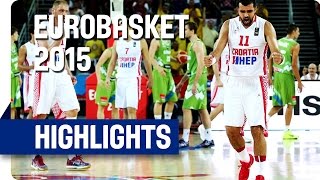 Croatia v Slovenia - Group C - Game Highlights - EuroBasket 2015