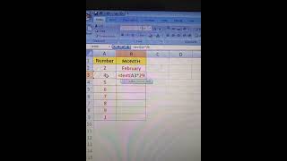 excel me number to month  excel me number to month kaise banaye #ytshorts #shorts #youtube #computer