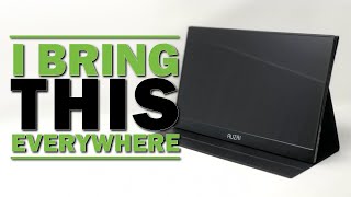 I Bring THIS Everywhere! | Auzai 15.6 Inch FULL 1080p HDR Portable Monitor Unboxing and Review