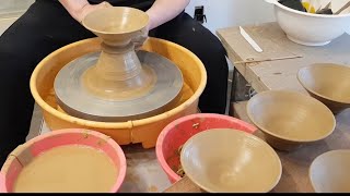 도자기 물레성형으로 녹유 앞접시 만들기 Making pottery spinning bowls 도자기그릇만들기 easy steps to making pottery 도자기공예