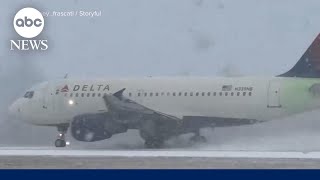 Dangerous winter storm triggers thousands of flight cancellations or delays