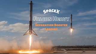 SpaceX Falcon Heavy Separation Booster Landing Reaction |  Greatest Engineering of Elon Musk