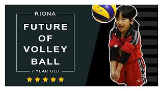 Riona Future Of Volleyball In 7 Year Old Girl | #Riona #Shorts