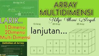 ARRAY Lanjutan...|| Array Multidimensi