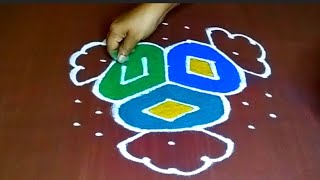 9*5🌷 beautiful sankranthi festival rangoli🌷 traditional easy rangoli🌷@jeevanarangoli505🌷