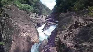 1st decent of broadwater creek australia, steep creeking, whitewater kayaking,