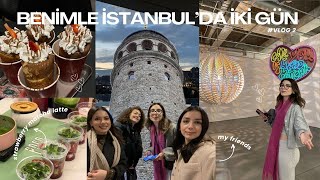 istanbul vlog I benimle iki gün, modern sanat müzesi, sokak lezzetleri, galata kulesi