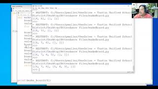 make_board() python slide puzzle