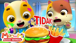 Sebelum Makan Makanan, Kita Harus Mencuci Tangan Dulu | Kartun | MeowMi Family Show Bahasa Indonesia