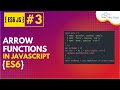 ES6 Arrow Functions in JavaScript tutorial ( Arrow Function Expression (Hindi) Part-3
