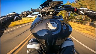 Fast Spirited Riding Fz09/Mt09 | PURE SOUND | 4K | Twisties, Wheelies - (Pt2)