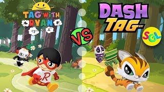 RYAN vs PETS!!! TAG WITH RYAN vs DASH TAG - Ryan ToysReview iPhone iPad Android Game | SGL Gameplay