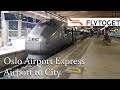 FlyToGet | The BEST way from Oslo Airport to the City? - TRIP REPORT