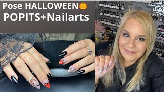 Pose Halloween 🎃 Changement de forme aux Popits ou Dual Form + Nailart