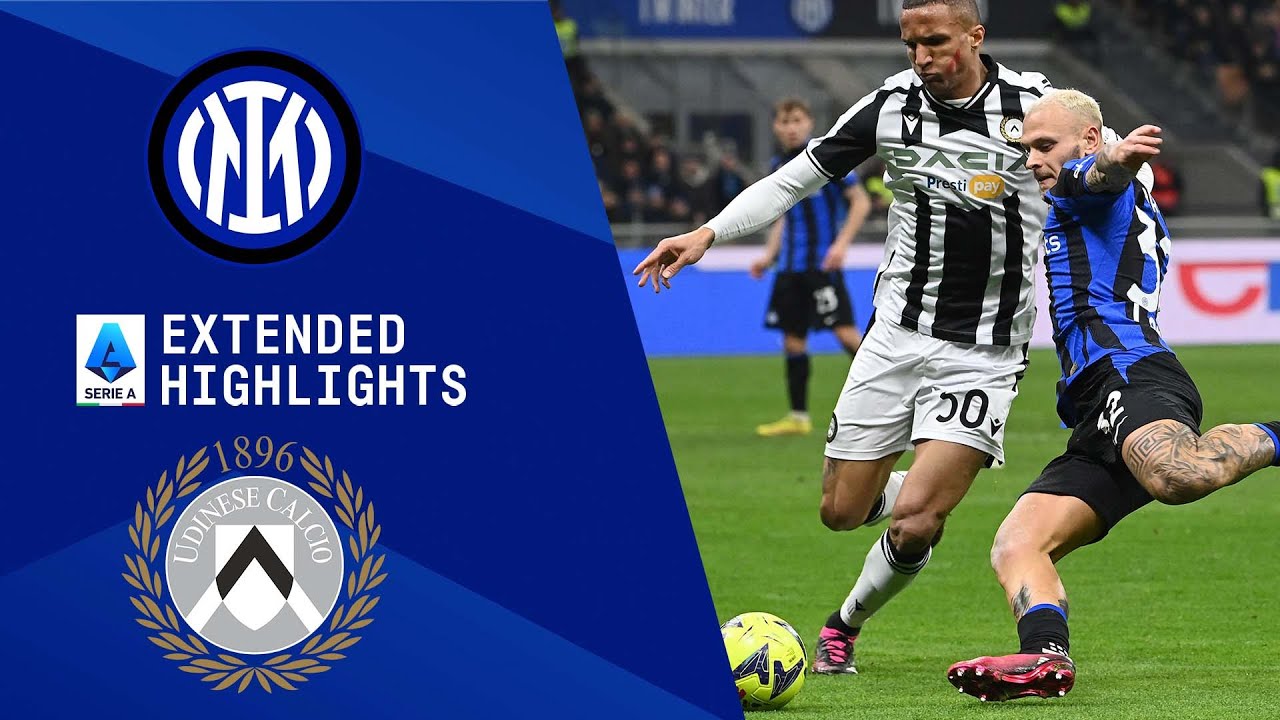 Inter Milan Vs. Udinese: Extended Highlight | Serie A | CBS Sports ...