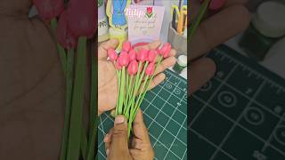 Original മാറി നിൽക്കും🌷#shorts #diy #tulip #trendingshorts #afisa #penandpaint #viralreels #craft