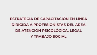 Estrategia de capacitación en línea.