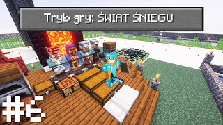 JAK przeżyć na PŁASKIM ŚWIECIE pełnym ŚNIEGU w MINECRAFT? Odc. 6