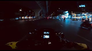 Ha Noi Night Ride by Yamaha Xmax 300 Pure Sound No Commentary Episode 1