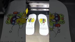 NC-UV0609MAX-IIHigh-end UV flatbed printerPrinting on the sole#UVprinter #6090