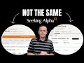 The Big Difference with Seeking Alpha Subscriptions