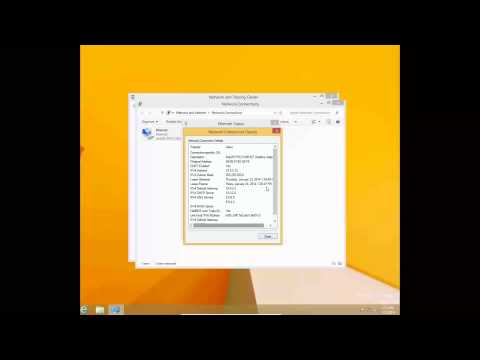 Finding Your Network Settings on Windows 8 and 8.1 Finding Your Network Settings on Windows 8 and 8.1