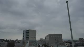 定点タイムラプス1005@柏崎市8:18~11:38(強弱を繰り返す…雨!!!)☆polaris