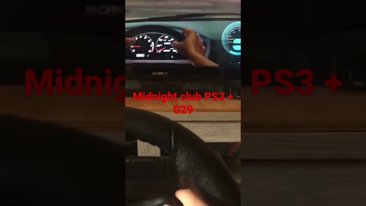 Can you play Midnight Club Los Angeles PS3 with Logitech G29? #fyp #g29 #midnightclublosangeles
