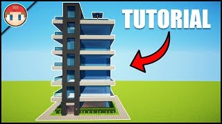 Minecraft: How to Build a Modern Skyscraper/Apartments (#1) - House Tutorial