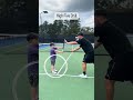 Forehand tennis technique