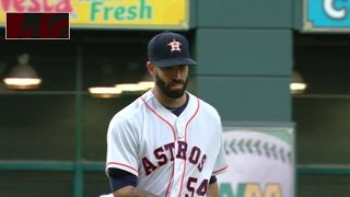 TEX@HOU: Fiers fans Odor in the 1st inning