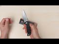 Spartan Blades Astor, Black Carbon Fiber/G-10 (SFBL8CF) – unpacking