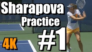 Maria Sharapova in 4k | Forehand and Backhand #1 | Western \u0026 Southern Open 2014