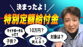 特別定額給付金10万円給付！誰が対象なの？どう申請するの？いつから給付？マイナポータルって？生活支援臨時給付金が特別定額給付金に改名（新型コロナ給付金！）