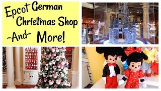 EPCOT GERMANY CHRISTMAS SHOP | DIE WEIHNACHTE ECKE | PRECIOUS MOMENT DOLLS