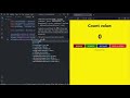 Build a Counter App in HTML, CSS and JavaScript | Coding Studio