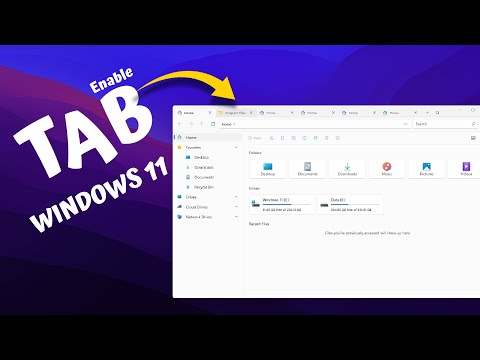 How to enable the new TAB feature in Windows 11 File Explorer like web browser!