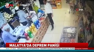 Malatya'da 5.0 Büyüklüğünde Deprem! Deprem Anı Kameralara Yansıdı!