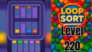 Loop Sort Level 220 Walkthrough Solution
