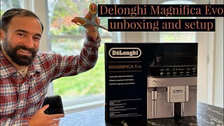 Delonghi Magnifica Evo unboxing and setup