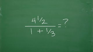 Can you handle a simple complex fraction problem? Let’s see…