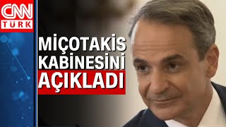 Yunanistan'da ikinci Miçotakis dönemi: Yeni kabine belli oldu