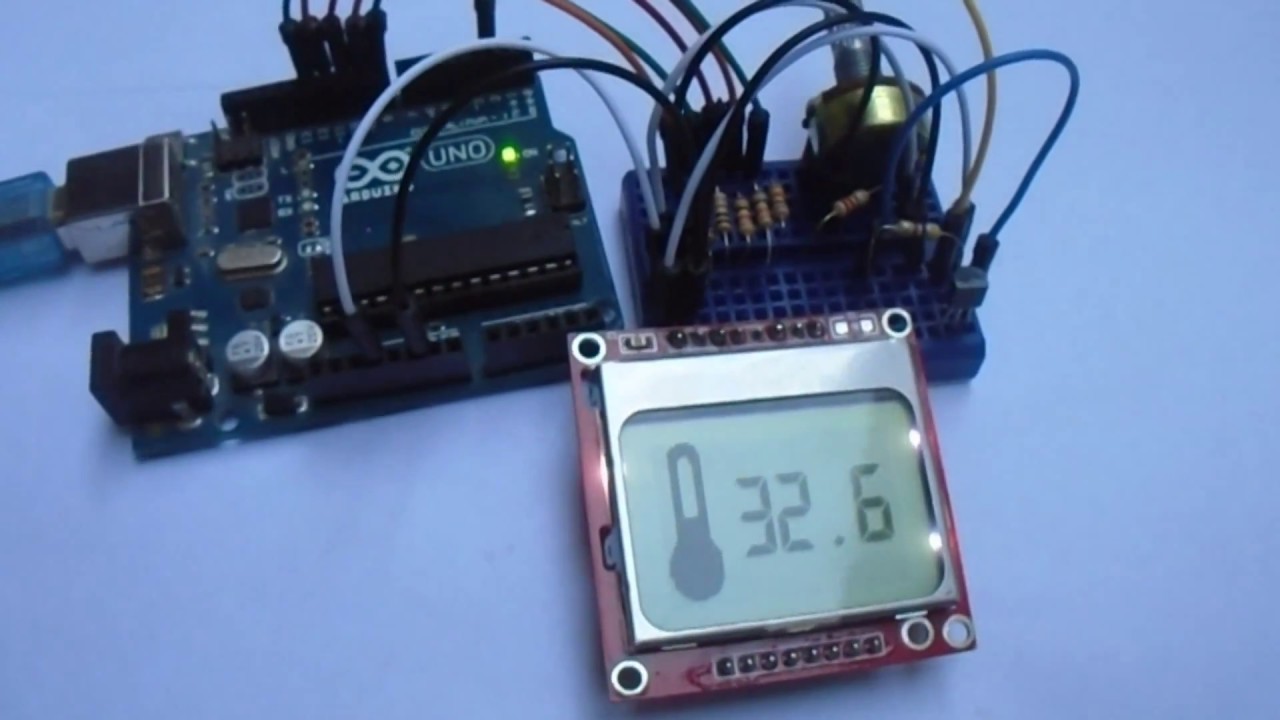 Digital Thermometer Using Arduino And DS18B20 Sensor - YouTube