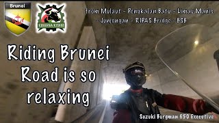 Riding in Brunei road is so relaxing - Big Scooter Ride #scooter #brunei #kemanakitani